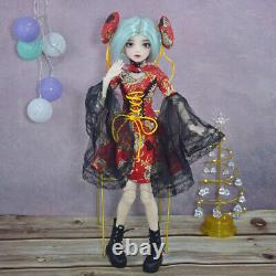 1/3 BJD Doll Toy Full Set including Doll and Doll Clothes Shoes Wigs Headwear