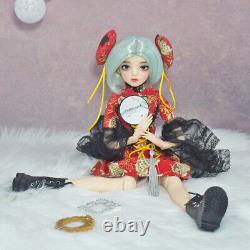 1/3 BJD Doll Toy Full Set including Doll and Doll Clothes Shoes Wigs Headwear