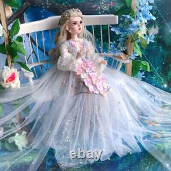 1/3 BJD Doll Toy Handmade Full Set Pretty 24 inch Girl Doll with Dress Shoes