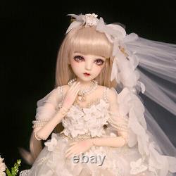 1/3 BJD Doll Toy Including Doll Dress Hairpiece Shoes Upgrade Makeup Full Set