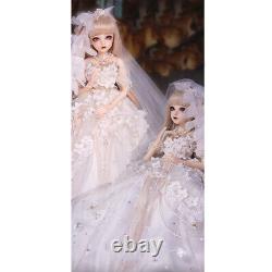 1/3 BJD Doll Toy Including Doll Dress Hairpiece Shoes Upgrade Makeup Full Set