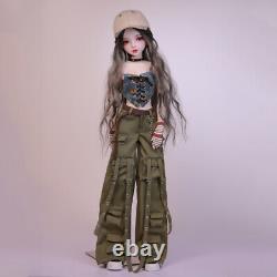 1/3 BJD Doll Toy Pretty Fashion Girl Doll with Removeable Outfits Wigs Full Set