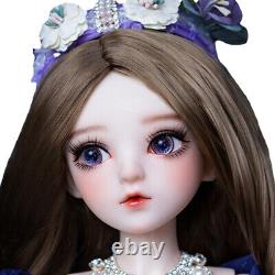 1/3 BJD Doll Toy Pretty Girl Doll with Dress Shoes Wigs Makeup Full Set Handmade