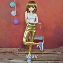 1/3 BJD Doll Toy Removeable Vest Pants Shoes Wigs Eyeballs Full Set Girl Doll