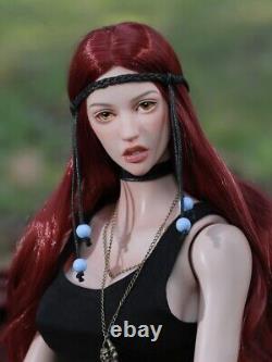 1/3 BJD Doll Women Female Girl Toys Resin Eyes+Red Hair+Clothes+Face Up FULL SET