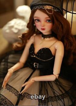 1/3 BJD Dolls 60cm BJD Doll Gifts for Girl with Clothes Change Eyes Full Set Toy
