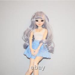 1/3 BJD Girl Doll with Face Makeup Clothes Dress Shoes Wig Full Set Toy Lifelike