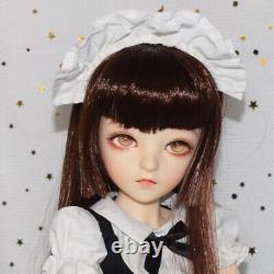 1/3 BJD Moveable Joints Girl Body Full Set Doll Face Makeup Outfits 24 Doll Toy