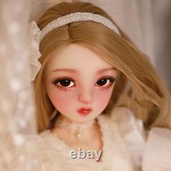 1/3 BJD Pretty Girl Doll with Dress Shoes Handpainted Makeup Full Set Kids Toy
