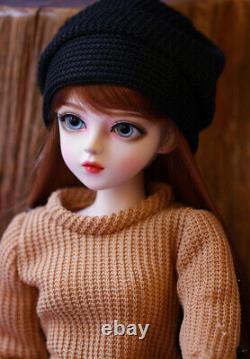 1/3 BJD SD Doll with Free Eyes + Face Makeup + Wig + Clothes Toy FULL SET Girl
