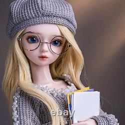 1/3 BJD Toy Pretty 60 cm/24 inch Girl Doll with Clothes Hat Shoe Makeup Full Set