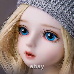1/3 BJD Toy Pretty 60 cm/24 inch Girl Doll with Clothes Hat Shoe Makeup Full Set