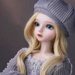 1/3 BJD Toy Pretty 60 cm/24 inch Girl Doll with Clothes Hat Shoe Makeup Full Set