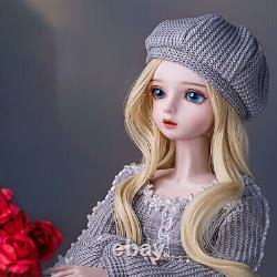 1/3 BJD Toy Pretty 60 cm/24 inch Girl Doll with Clothes Hat Shoe Makeup Full Set