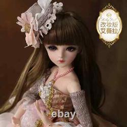 1/3 Ball Jointed Girl 60cm BJD Doll Eyes FULL SET Toy Handmade Gift Sexy Dress