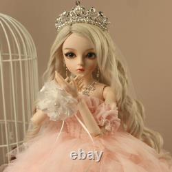1/3 Doll Toys Ball-Joint Doll Wedding Dress BJD Girl Fashion Gift 60cm Full Set