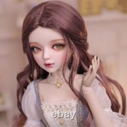 1/3 Mechanical Joints Body Female Doll Handpainted Makeup Clothes Full Set Toy