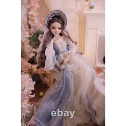 1/3 Mechanical Joints Body Female Doll Handpainted Makeup Clothes Full Set Toy
