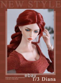 1/3 Resin BJD Ball Jointed Doll Women Girl Gift Eyes Makeup Clothes Full Set Toy