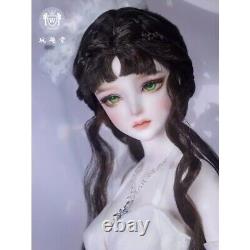 1/3 Resin BJD Doll Joint Dolls Women Girl Full Set Handmade White Dress Gift Toy