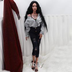 1/3 Resin BJD Doll Supermodel Sexy Female Eyes Face Makeup Tan Skin Full Set Toy