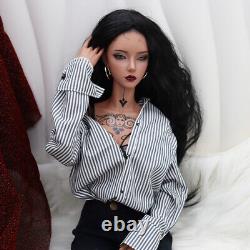 1/3 Resin BJD Doll Supermodel Sexy Female Eyes Face Makeup Tan Skin Full Set Toy