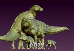1/35 EdmontosaurusModel Hadrosauridae Dinosaur Collector Unpainted Decor Toy GK