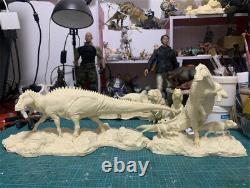1/35 EdmontosaurusModel Hadrosauridae Dinosaur Collector Unpainted Decor Toy GK