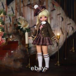1/4 BJD 16 inch Doll with Fashion Clothes Set Shoes Hat Wigs Makeup Full Set Toy