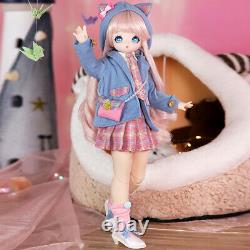 1/4 BJD Doll 16 Dolls with Full Set Clothes Shoes Changeable Eyes Lifelike Toy