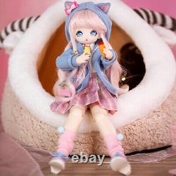 1/4 BJD Doll 16 inch Height Toy with Full Set Clothes Shoes Changeable Eyes Wigs