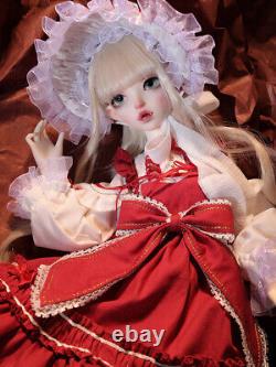 1/4 BJD Doll Ball Jointed Dolls Resin Vampire Girl Clothes Face Makeup Kids Toys