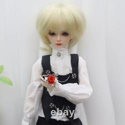1/4 BJD Doll Boy Resin Ball Joint Body Eyes Face Makeup Wig Clothes FULL SET Toy