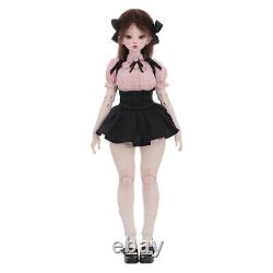 1/4 BJD Doll FULL SET Girl Female Resin Ball Jointed Dolls Eyes Wig Toy Gift