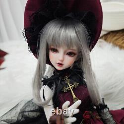 1/4 BJD Doll Girl Resin SD Ball Jointed Doll Full Set Clothes Makeup Toy Gifts