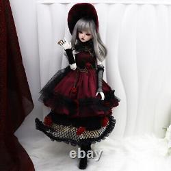 1/4 BJD Doll Girl Resin SD Ball Jointed Doll Full Set Clothes Makeup Toy Gifts