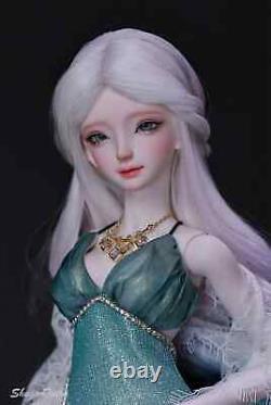 1/4 BJD Doll Girl Women Resin Ball Joints Body Eyes Wig Outfit Toy Gift FULL SET