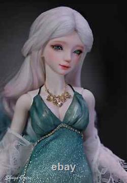 1/4 BJD Doll Girl Women Resin Ball Joints Body Eyes Wig Outfit Toy Gift FULL SET