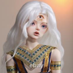 1/4 BJD Doll Girl Women Resin Gifts Full Set Outfit 3 Eyes Makeup Wigs Hair Toys