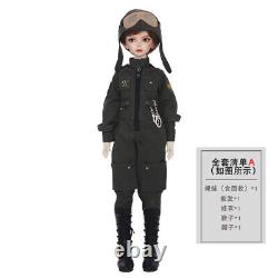 1/4 BJD Doll Handsome Boy Male Pilot Resin Joints Eyes Face Up Clothes Girl Toys