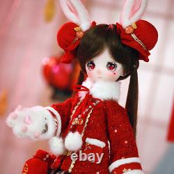 1/4 BJD Doll Kids Toy Full Set Doll and Doll Clothes Dress Shoes Cute Girl Doll