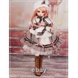 1/4 BJD Doll Lovely Girl Resin Body Toy + Random Eye + Face Makeup Full Set GIFT