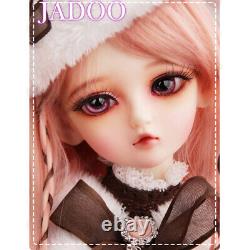 1/4 BJD Doll Lovely Girl Resin Body Toy + Random Eye + Face Makeup Full Set GIFT