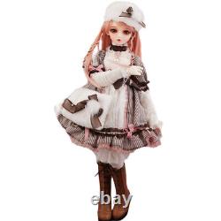 1/4 BJD Doll Lovely Girl Resin Body Toy + Random Eye + Face Makeup Full Set GIFT