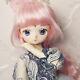 1/4 Bjd Doll Sd Ball Joint Doll Resin Girl Cartoon Eyes Face Makeup Full Set Toy