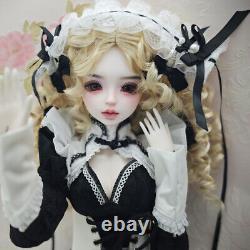 1/4 BJD Doll SD Ball Joint Doll Resin Girl Uniform Cosplay Full Set Toy Handmade