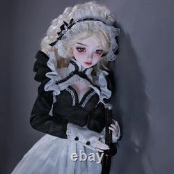 1/4 BJD Doll SD Ball Joint Doll Resin Girl Uniform Cosplay Full Set Toy Handmade