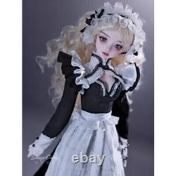 1/4 BJD Doll SD Ball Joint Doll Resin Girl Uniform Cosplay Full Set Toy Handmade