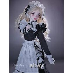 1/4 BJD Doll SD Ball Joint Doll Resin Girl Uniform Cosplay Full Set Toy Handmade