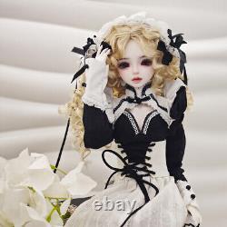 1/4 BJD Doll SD Ball Joint Doll Resin Girl Uniform Cosplay Full Set Toy Handmade